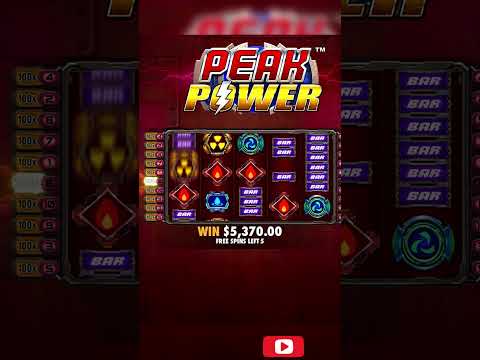 BIGGEST WIN SO FAR 😱🤑 *NEW SLOT*   PEAK POWER 🪫⚡️     #gambling #money #slot #win #shorts