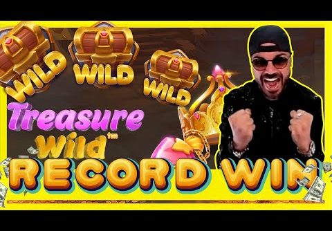 ROSHTEIN RECORD WIN ON TREASURE WILD!! NEW SLOT $500 BET