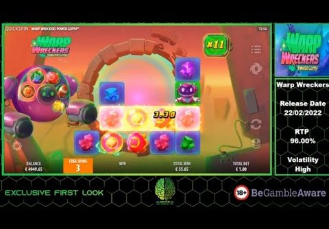 Warp Wreckers Power Glyph Slot Big Win Bonus By Quickspin Preview