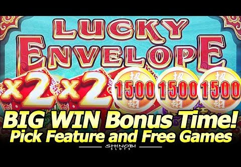 Lucky Envelope Jade Wealth BIG WIN Bonus! 2nd Attempt playing Konami’s Wild Wild Slot!