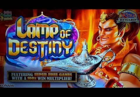 Lamp of Destiny Slot – SUPER FREE GAMES – $4.50 Max Bet!