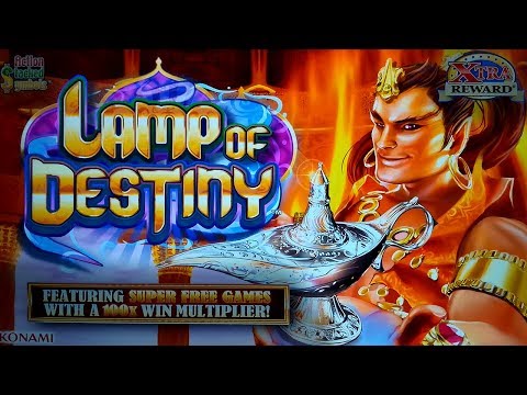 Lamp of Destiny Slot – SUPER FREE GAMES – $4.50 Max Bet!