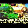 MEGA BIG WIN! Major Train and Gold Train combine in Cash Express Luxury Line Slot Machine at Morongo
