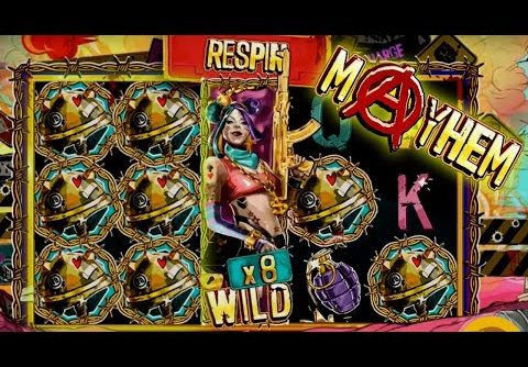 BIG WIN On MAYHEM New Red Tiger Slot ($0.20 bet)