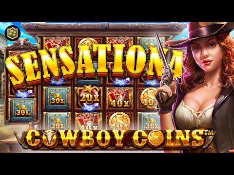 Cowboy Coins 💣 Super Massive Win! 💣 New Online Slot – EPIC Big WIN – Pragmatic Play – All Features