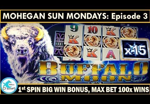 AWESOME BIG WINS! Buffalo Moon Slot Machine – Big Multipliers on MOHEGAN SUN MONDAYS!