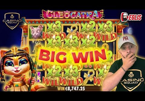 OUR BIGGEST WIN WE HAD ON CLEOCATRA SLOT