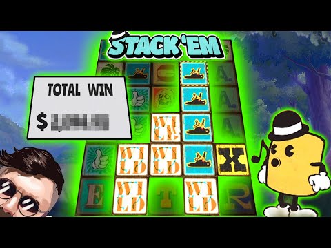 I TURNED MY LAST $10 INTO MY BIGGEST SLOT WIN EVER!!! (stack em)