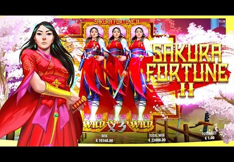 🌸 NEW SLOT HUGE WIN POTENTIAL 🌸 Sakura Fortune 2 (Quickspin)