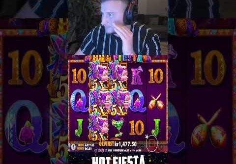 Max Win Setup! Record Win on Hot Fiesta slot! Mega Win of the week Part1