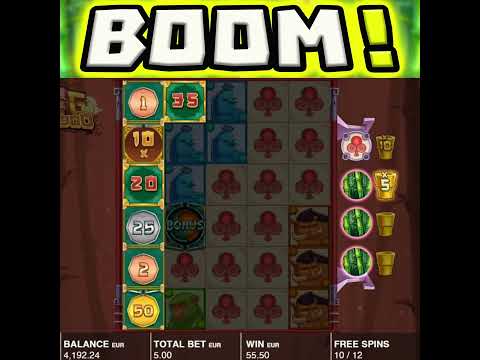 YOU HAVE TO SEE THIS 🍀 MEGA BIG WIN BIG BAMBOO SLOT COINS PAY HUGE AGAIN OMG‼️ #shorts