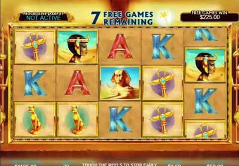 Super Big Win and Jackpot in Pharaoh’s Treasure Deluxe Slot from Playtech