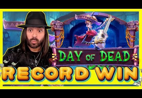 ROSHTEIN RECORD WIN ON DAY OF DEAD NEW SLOT!! $200 BET