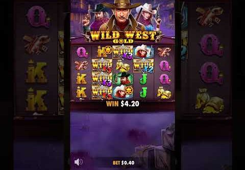 MY BIGGEST WIN ON WILD WEST GOLD! WOW!! #crypto #gambling #slots #casino