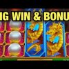 BIG WIN & BONUS DRAGONS WEALTH SLOT AT RIVER SPIRIT CASINO TULSA OKLAHOMA!!!