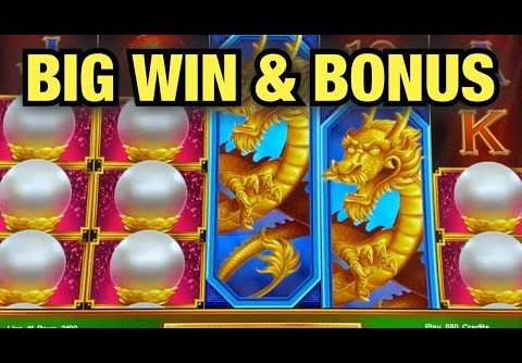 BIG WIN & BONUS DRAGONS WEALTH SLOT AT RIVER SPIRIT CASINO TULSA OKLAHOMA!!!