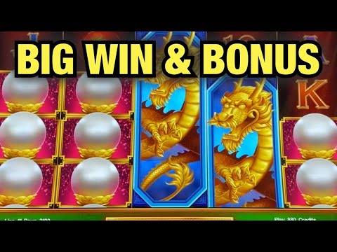 BIG WIN & BONUS DRAGONS WEALTH SLOT AT RIVER SPIRIT CASINO TULSA OKLAHOMA!!!