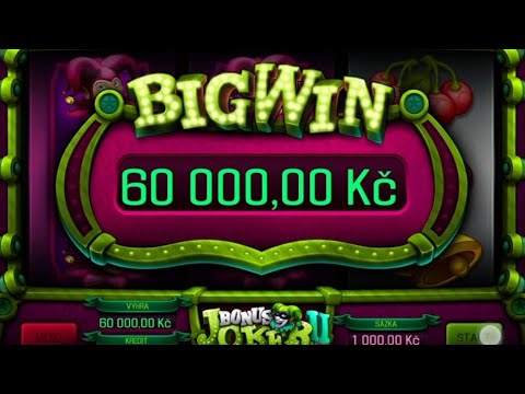 🎰BONUS JOKER II 🎰 BET 1000KČ 🤑 KRÁSNÝ BIG WIN 😱 TO SE POVEDLO ❗❗😳