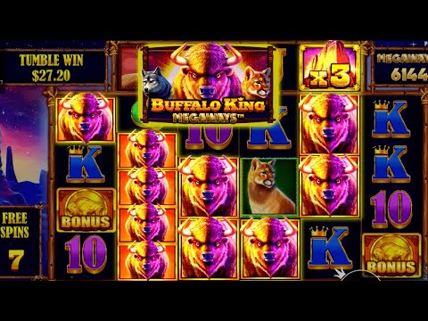 HUGE WIN On Buffalo King Megaways | Pragmatic Slot ($0.25 Bet)