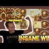 INSANE WIN! GONZOS QUEST MEGAWAYS BIG WIN –  Casino Slots from Casinodaddy LIVE STREAM