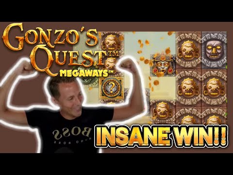 INSANE WIN! GONZOS QUEST MEGAWAYS BIG WIN –  Casino Slots from Casinodaddy LIVE STREAM