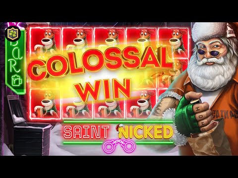 Insane Win! 🔥 Saint Nicked 🔥 New Online Slot Big Win – Lucksome – All Features