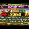 GRABE GAME Fire Spin Slot Game Binigyan ako ng matinding Mega Win Full Review Turorial