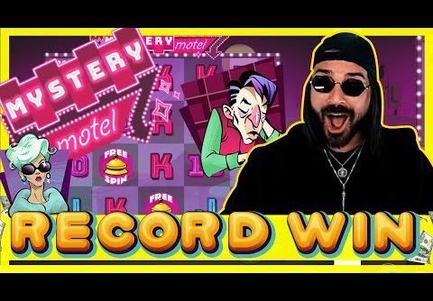 ROSHTEIN RECORD WIN ON NEW SLOT MYSTERY MOTEL!! $1000 BET