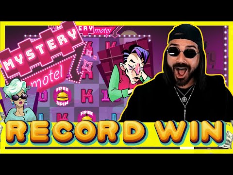 ROSHTEIN RECORD WIN ON NEW SLOT MYSTERY MOTEL!! $1000 BET