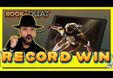 ROSHTEIN RECORD WIN ON BOOK OF DUAT NEW SLOT!!