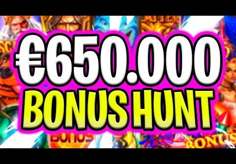 🔴 MY BIGGEST SLOT BONUS HUNT OPENING EVER €650.000 LIVE  SLOTS 🔥 JOIN ME FOR BIG  RECORD WINS‼️