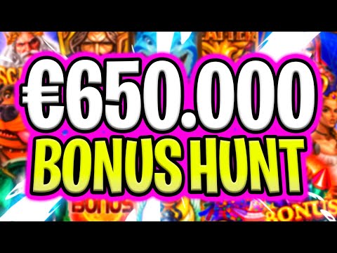 🔴 MY BIGGEST SLOT BONUS HUNT OPENING EVER €650.000 LIVE  SLOTS 🔥 JOIN ME FOR BIG  RECORD WINS‼️