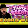 ROSHTEIN RECORD WIN ON TASTY TREATS!! NEW SLOT $500 BET