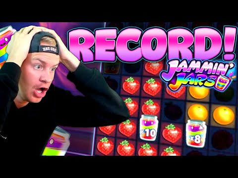 OUR NEW RECORD WIN ON JAMMIN’ JARS SLOT!!!