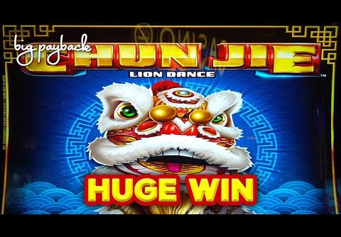 HUGE WIN BONUS! Chun Jie Lion Dance Slot – LOVED IT!!