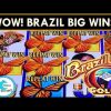 BUTTERFLIES BRING MASSIVE WINS ON BRAZIL GOLD SLOT MACHINE! REALLY! WONDER 4 SPINNING FORTUNES!
