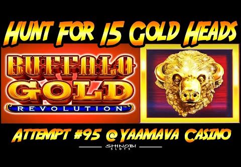 Hunt For 15 Gold Heads! Ep. #95, Buffalo Gold Revolution, Big Win Comeback w/ @barbaraplayinslots !