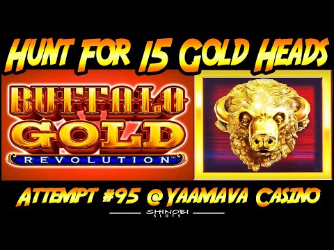 Hunt For 15 Gold Heads! Ep. #95, Buffalo Gold Revolution, Big Win Comeback w/ @barbaraplayinslots !