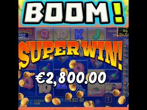 Big Bass Bonanza Megaways Slot 🔥 Rare Bonus Feature 😱 Max Level with Mega Big Wins‼️ #shorts