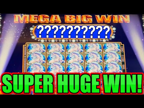 🦄**MEGA HUGE WIN!**🦄LOTS OF UNICORNS! MYSTICAL UNICORN SLOT MACHINE BONUS WINS!