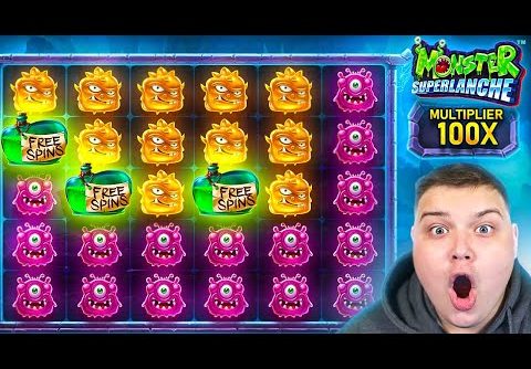 SUPER RARE 100X MULTI On MONSTER SUPERLANCHE?!.. (RECORD WIN)