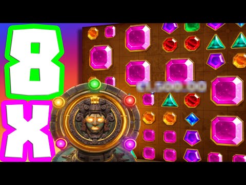 GEMS BONANZA💎SLOT SUPER BIG WINS FIRST TIME EVER LEVEL 4 WITH A 8X MULTIPLIER 😱 OMG EPIC SESSION‼️