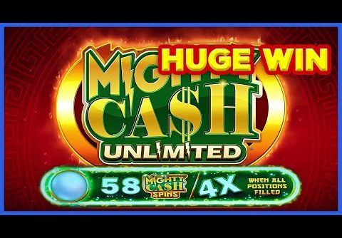 BONUS AFTER BONUS! Mighty Cash Unlimited Phoenix Edition Slot – HUGE WIN!