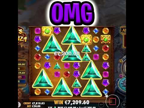 GEMS BONANZA 💎 SLOT MASSIVE JACKPOT BIG WIN 🤑 ONE SPIN OMG‼️ #shorts