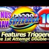 Powerball Super Bank Slot Machine – Bonus Draw and Super Bank Feature Trigger, Nice DoubleUp Session