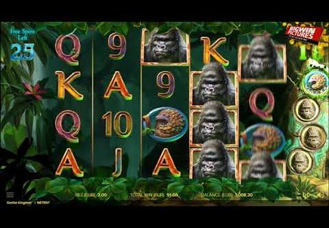 Gorilla Kingdom Slot – Free Spins BIG WINS!