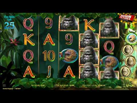 Gorilla Kingdom Slot – Free Spins BIG WINS!