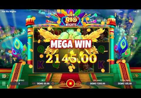 Hot Rio Nights by Evoplay 🔥 NEW SLOT! MEGA WIN!