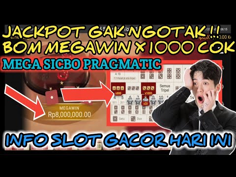 ⏭️INFO SLOT GACOR HARI INI | MEGA SICBO PRAGMATIC | TRAGEDI JACKPOT X1000 + MEGAWIN SAMPE MERINDING