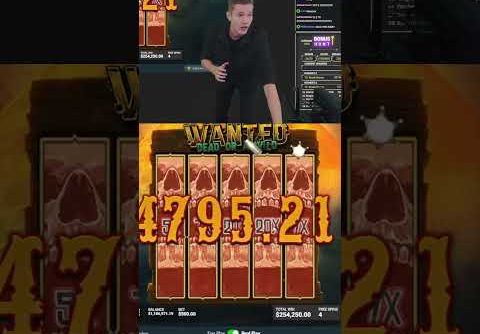 “IS THIS A MAX WIN!?!” INSANE WANTED SLOT WIN!! #slots #casino #bigwin